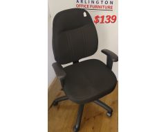 black desk chair