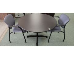 black breakroom table 48"