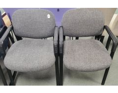 Grey HON side chairs